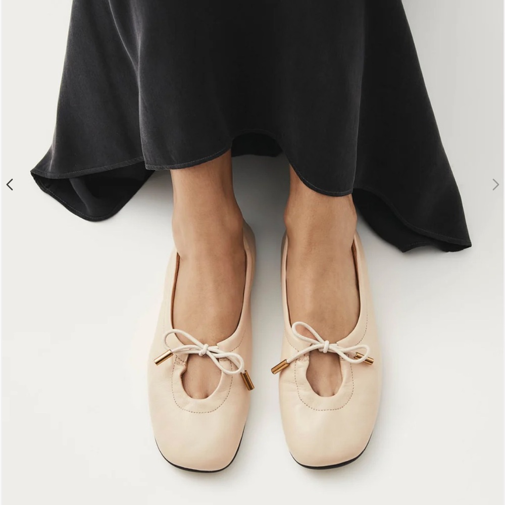 Alohas Rosalind Cream Ballet flats
